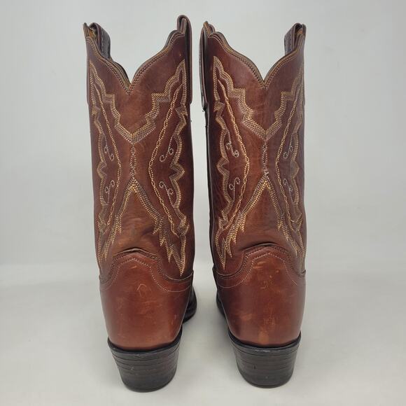 Lucchese 1883 Boots 6.5B Brown Lizard Leather Two Tone Cowboy Western Cowgirl - Picture 3 of 15